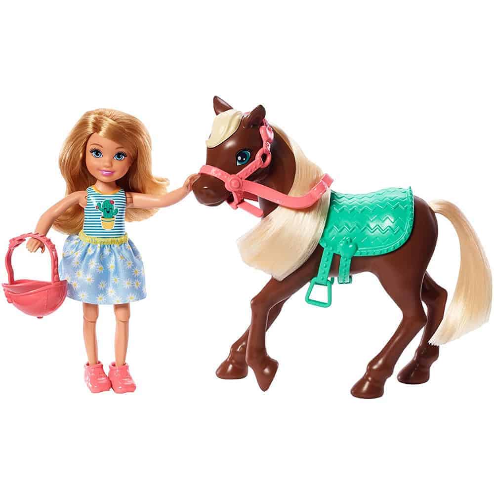 Barbie Club Chelsea Doll and Horse 6 Inch Blonde Le3ab Store