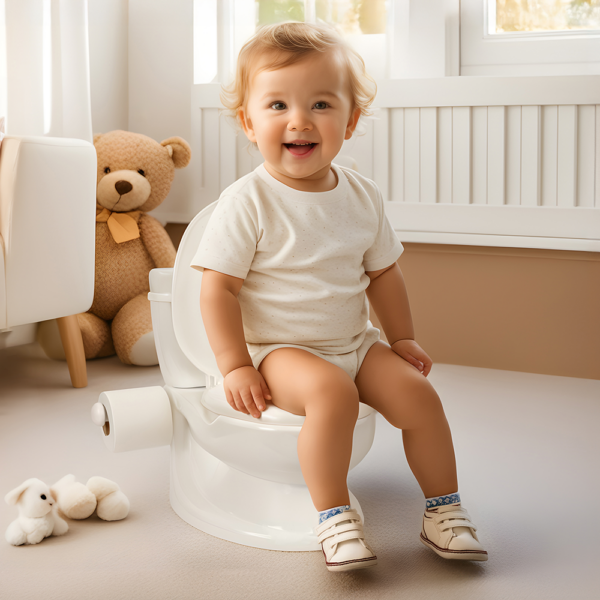 Educational Potty Trainer Seat White Dolu 7051 لعب ستور