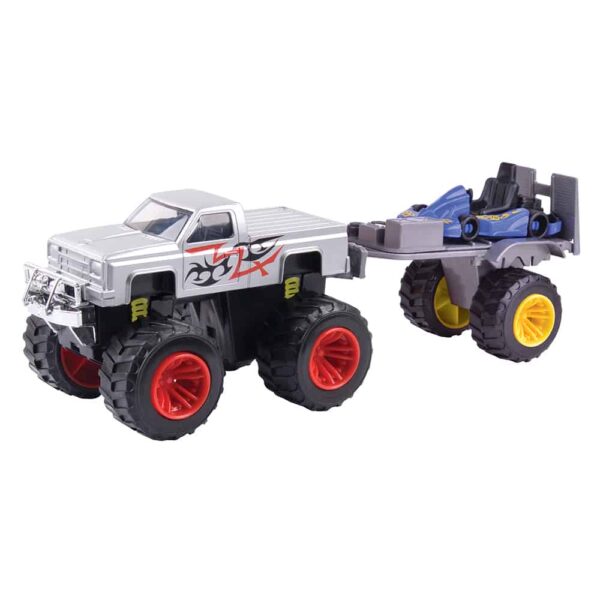 Mighty Monster Truck Trailer Set 1 Le3ab Store