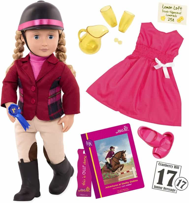 Lily Anna Adventures At Shelby Stables Deluxe Our Generation Riding   Lily 768x828 