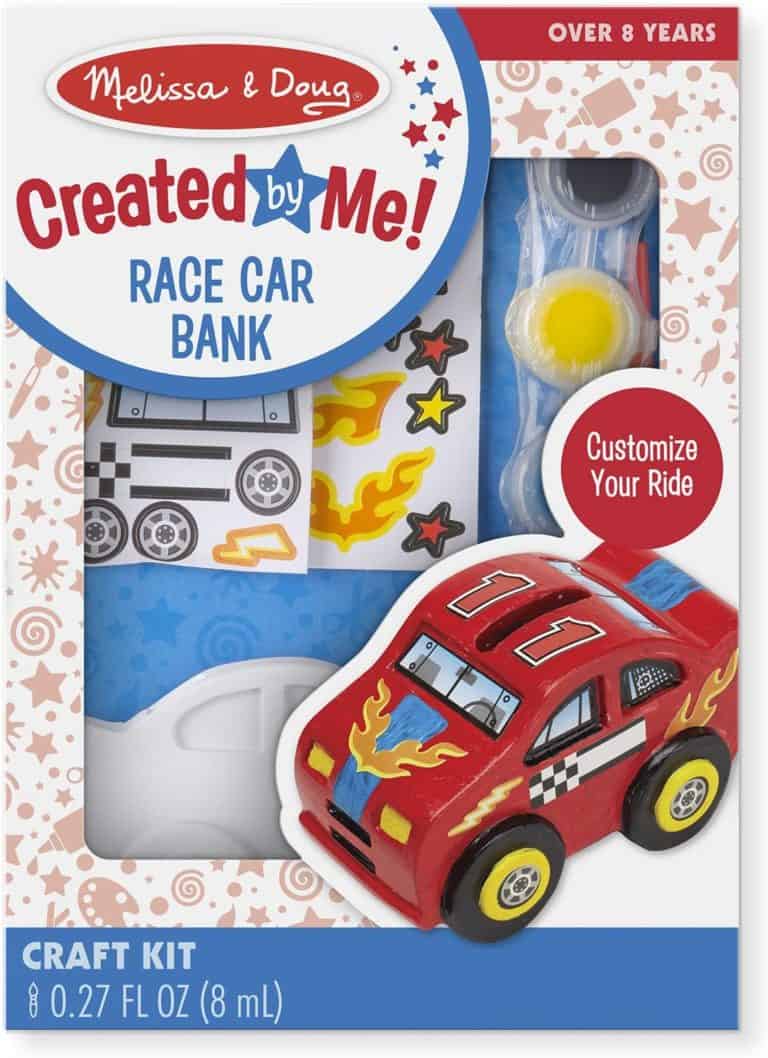 melissa and doug race car bank