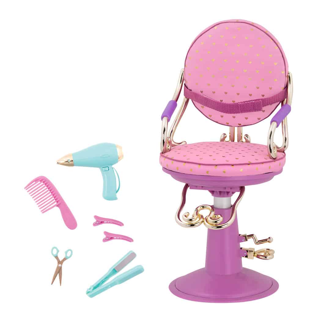 our generation salon chair pink