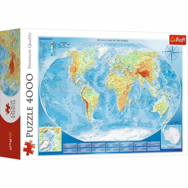 trefl world map puzzle 4000 pieces لعب ستور