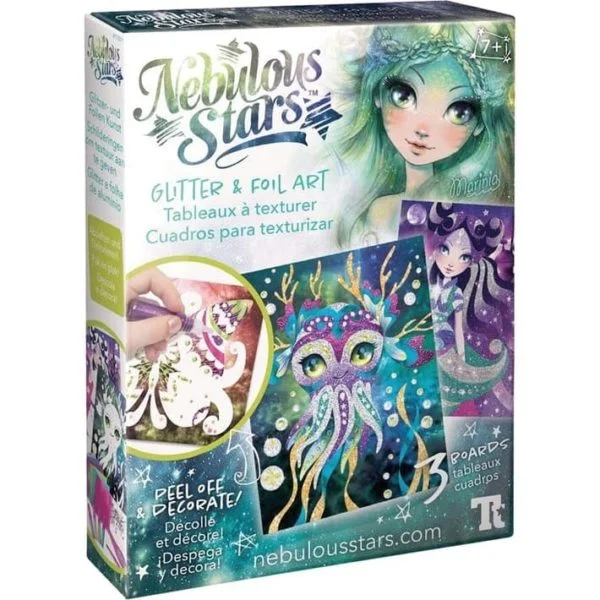 Glitter And Foil Art Kit Nebulous Stars