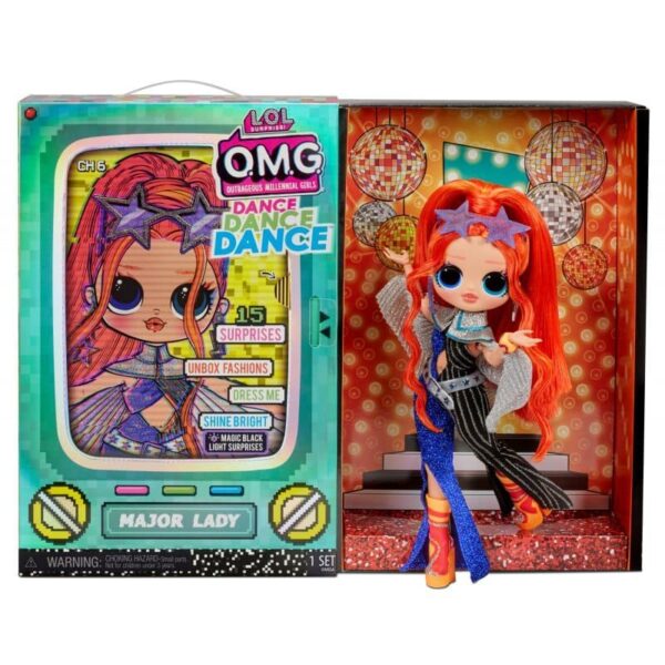 OMG Dance Dance Dance Major Lady Fashion Doll With 15 LOL Surprise