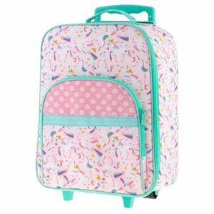 Stephen Joseph Luggage Rolling Rainbow Pink