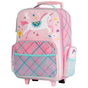 Stephen Joseph Rolling Luggage Pink Unicorn