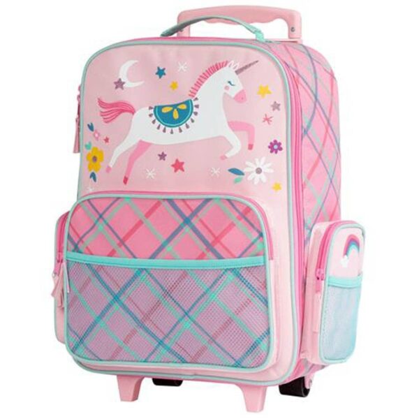 Stephen Joseph Rolling Luggage Pink Unicorn