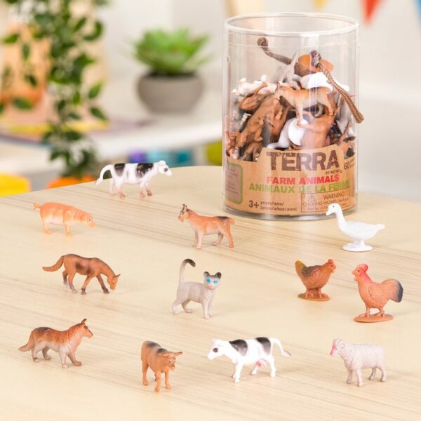 Terra Farm Animals In Tube 1 Le3ab Store