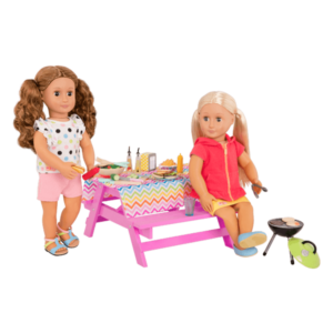 Our Generation Picnic Table Accessory Set