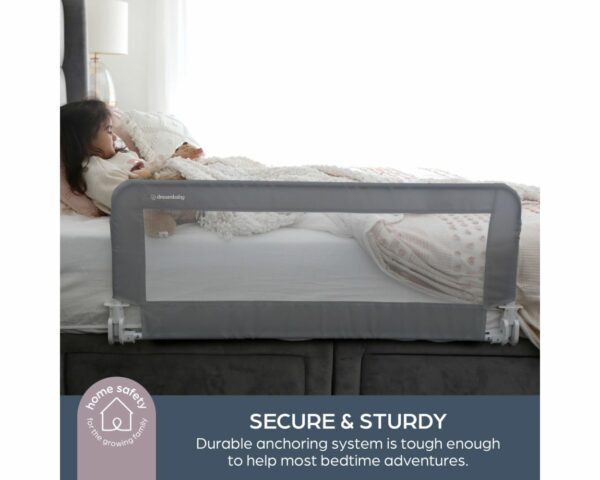 Prague Bed Rail Grey 110cm 45cm DreamBaby 3 Le3ab Store