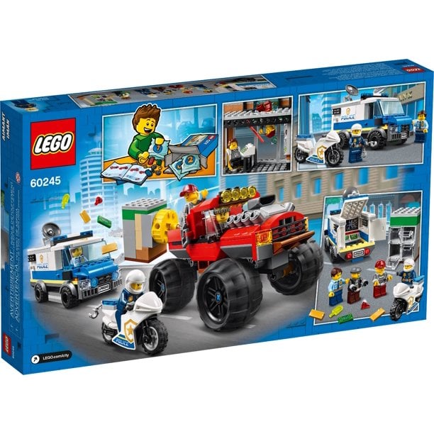 LEGO City Police Monster Truck Heist 60245 Building Set for Kids