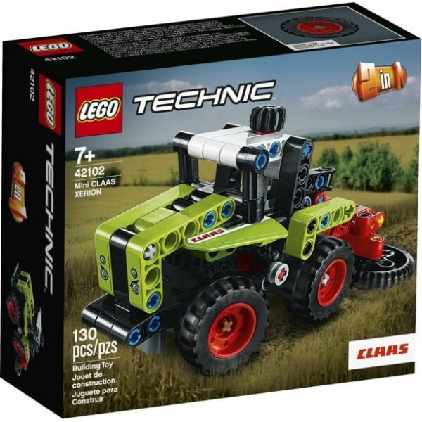 lego technic mini claas xerion 42102 toy tractor building kit 130 pieces 2 Le3ab Store