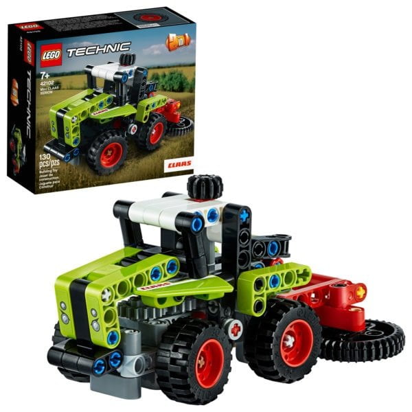 lego technic mini claas xerion 42102 toy tractor building kit 130 pieces scaled Le3ab Store