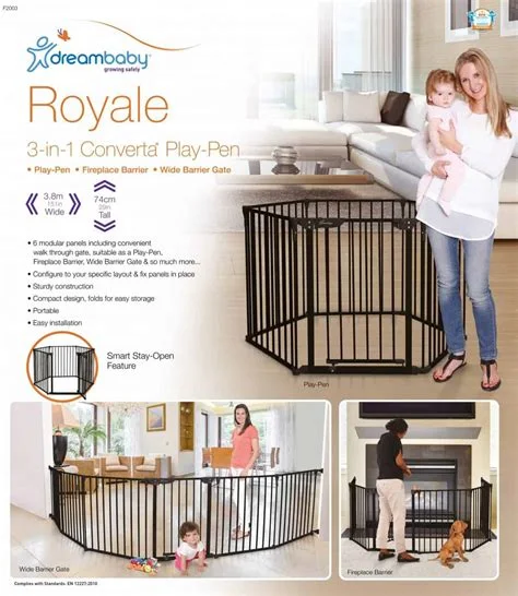 Buy Dreambaby Dreambaby Royale Converta 3-in-1 Playpen, Fireplace