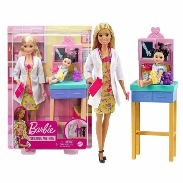 Barbie Career Pediatrician Playset Blonde Doll | Le3ab Store