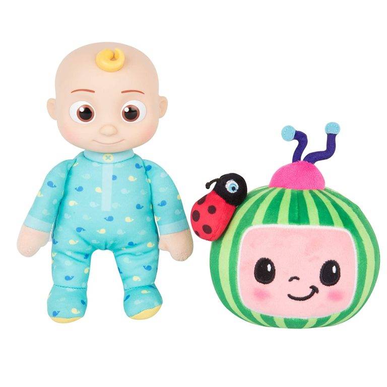 cocomelon jj and melon plush stuffed animal toys