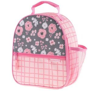 Stephen Joseph All Over Print Lunchbox Charcoal Flower