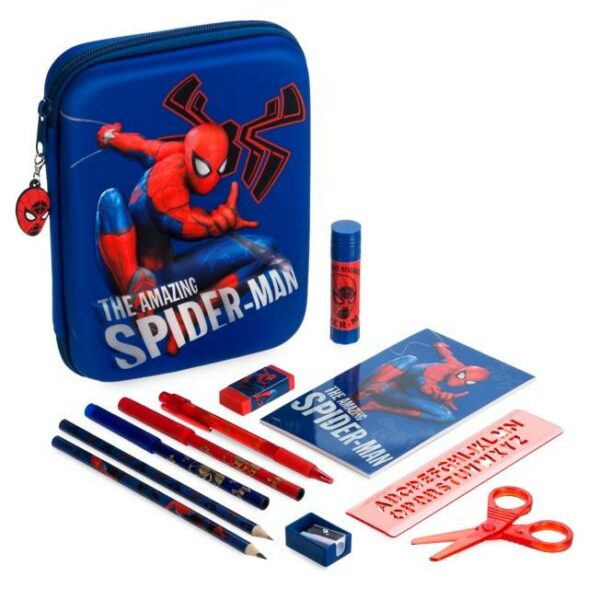 spider man zip up stationery kit Le3ab Store
