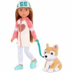 Glitter Girls 14” Doll Tavi, Pet Dog Nougat