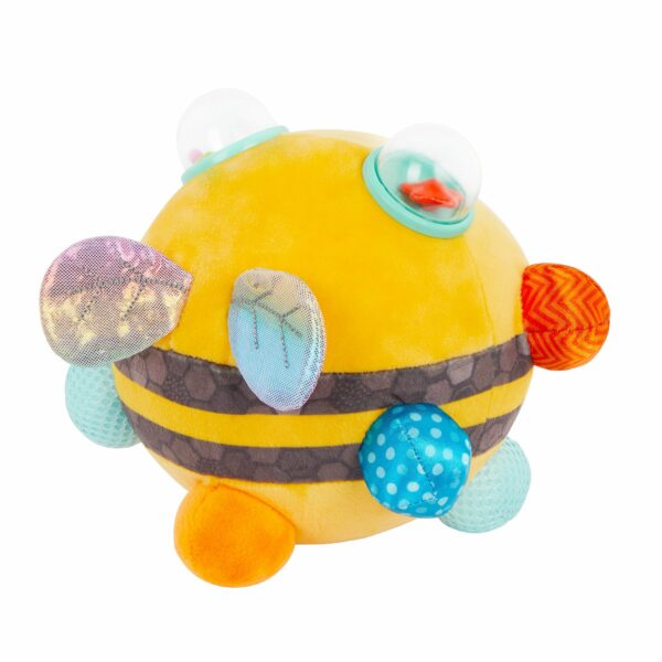 Fuzzy Buzzy Bee Sensory Plush Toy B.Toys 1 Le3ab Store