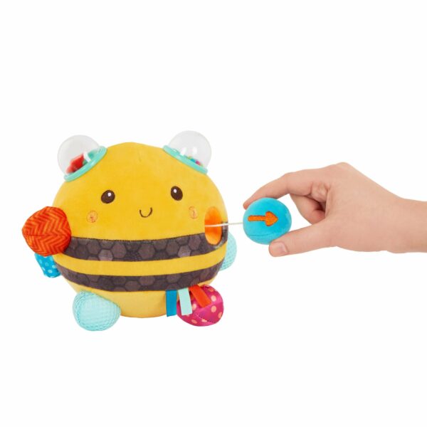 Fuzzy Buzzy Bee Sensory Plush Toy B.Toys 2 Le3ab Store