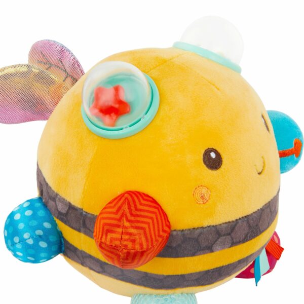 Fuzzy Buzzy Bee Sensory Plush Toy B.Toys 3 Le3ab Store