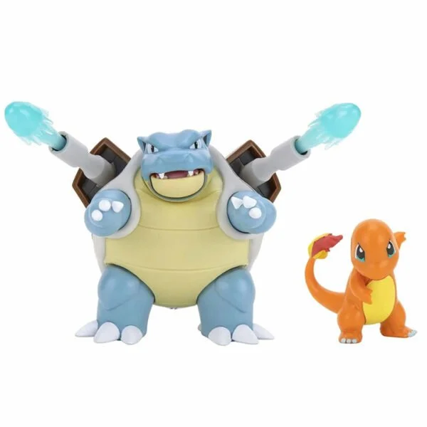 Pokemon Battle Figure 2 Pack Blastoise & Charmander - 4.5-inch Blastoise Figure, 2-inch Charmander Figure - Toys for Kids and Pokémon Fans - Amazon...