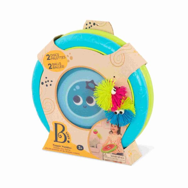 Poppin Paddles Paddle Ball Game B. Toy3 Le3ab Store