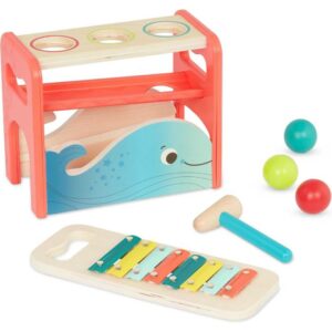 Xylo-Pound Whale - Wooden Musical Toy