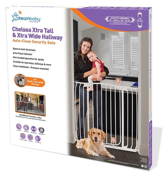 Dreambaby extra tall extra wide clearance gate