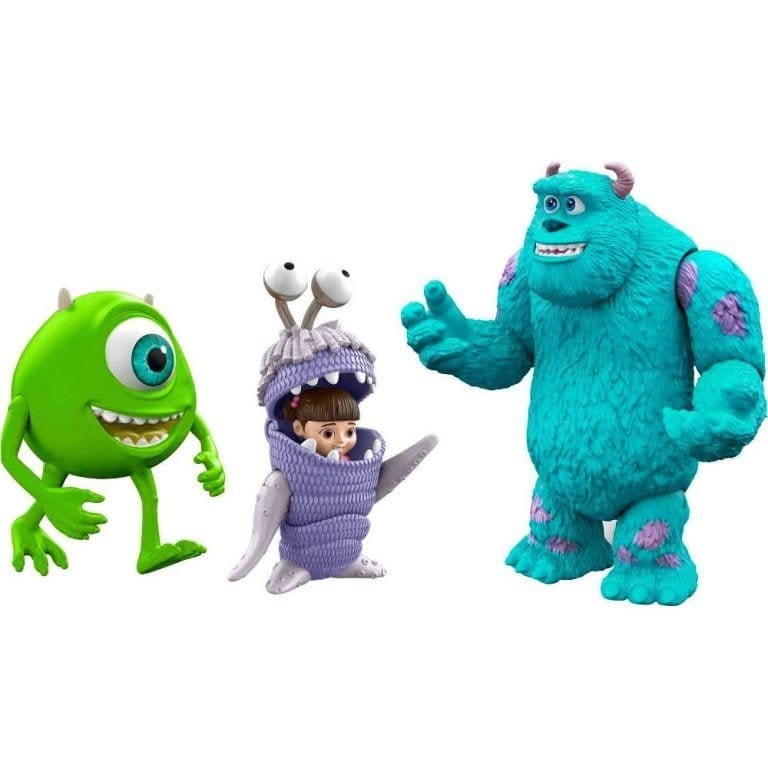 Mattel Disney And Pixar Monsters, Inc Storyteller 3 Action Figure Pack ...