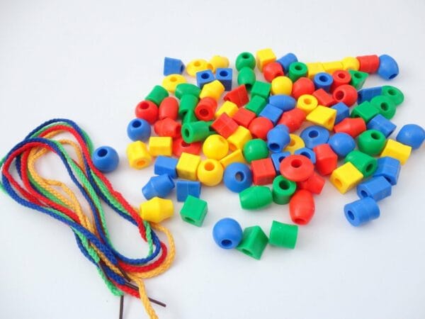 Lacing Beads Matching and Math Toy Le3ab Store