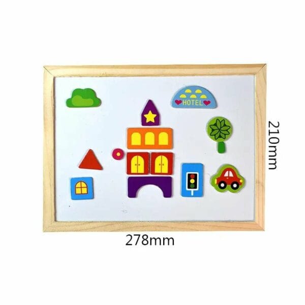 urban City Educational Magnetic Puzzle Alphabet Drawing Board 8 لعب ستور