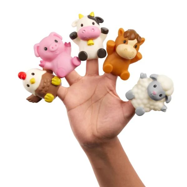 Battat Finger Puppets Farm Animals