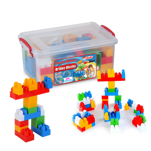 Dede Brio Blocks In A Case 58 Pcs