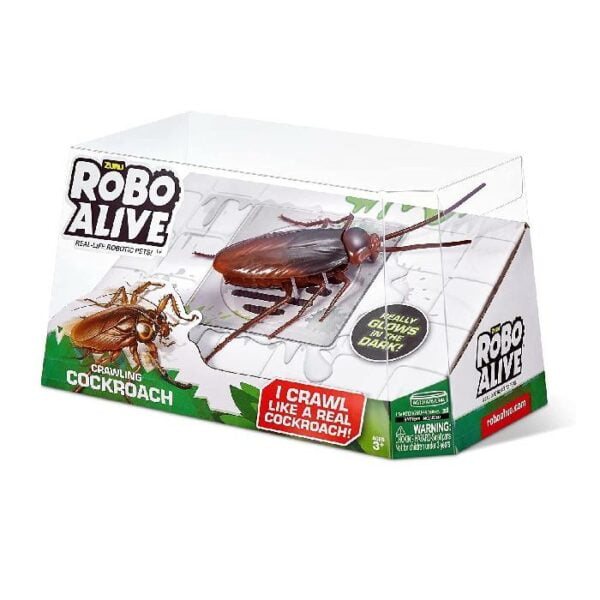 Zuru Robo Alive Glow in the Dark Crawling Cockroach