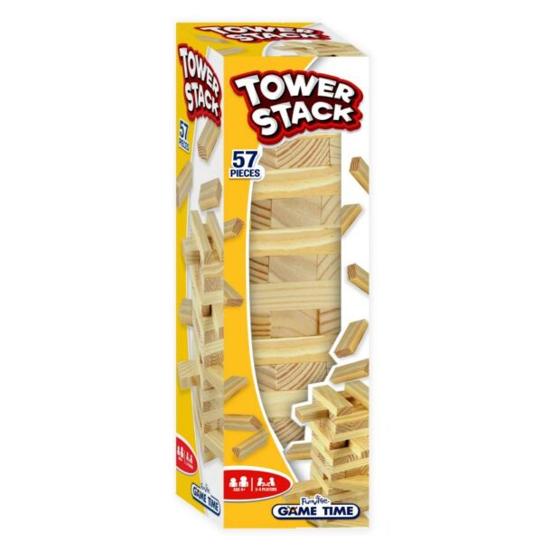 Funville Wood Tower Stack 57 PCS