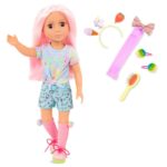 Glitter Girls 14-Inch Nixie Doll Wears Colorful Outfits With Hair Accessories