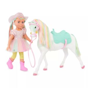 Glitter Girls 14-inch Doll and Toy Horse Gia & Gypsy