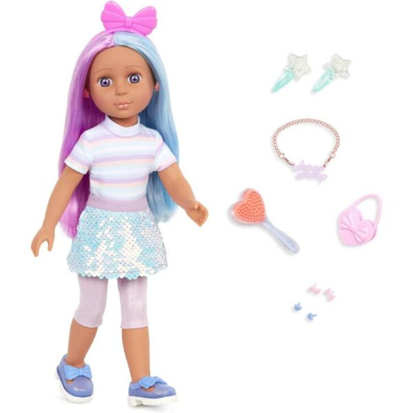 Glitter Girls – 14-inch Fashion Doll Ciara -Blue & Purple Hair