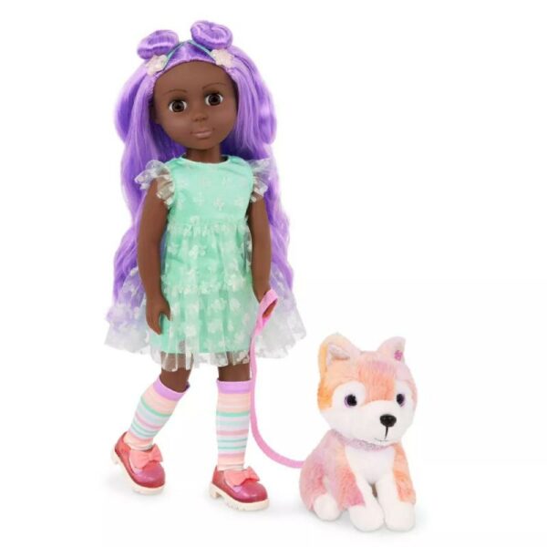 Glitter Girls – 14-inch Fashion Doll & Pup Set Neve & Candy