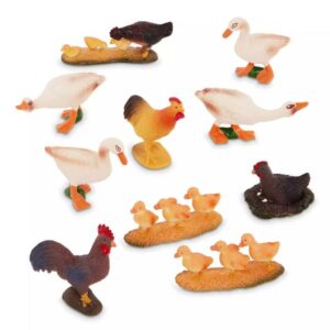 Terra Farm Animals In A Tube 10 Piece