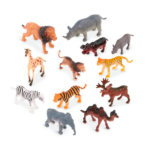 Terra Wild Animals In A Tube - 12 Pieces