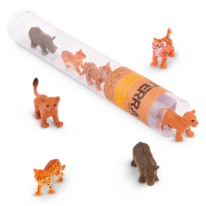 Terra Wild Baby Animals In A Tube - 8 Pieces