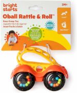 Bright Starts Ball Rattle & Roll Car – Assorted Colors