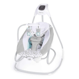 Ingenuity 2-in-1 SimpleComfort Baby Swing & Rocker, Vibrations & Nature Sounds