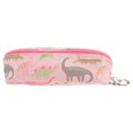 Stephen Joseph All Over Print Pencil Case Pink Dino