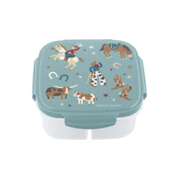 Stephen Joseph Snack Box & Ice Pack Western