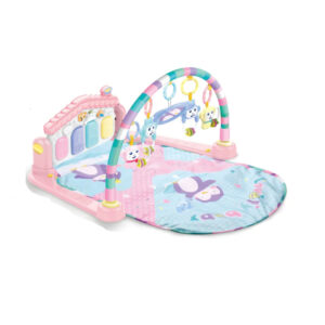 Huanger Activity Play Gym With Light And Music - Pink - TG